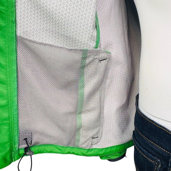 Brooks Running Mens NightLife Infiniti Jacket Green Shelter Technology Size S - Picture 8 of 15